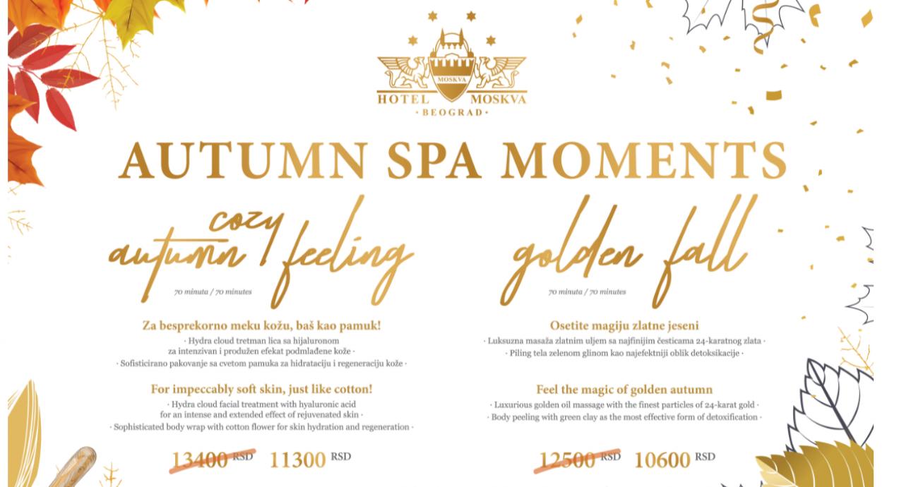 Autumn SPA Moments!